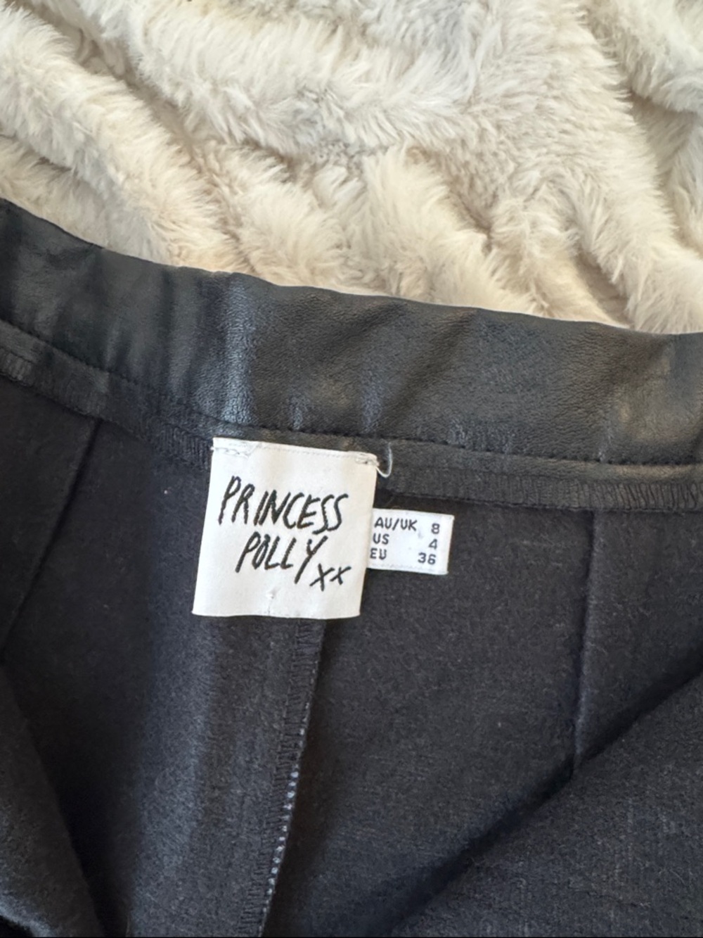 Princess Polly Encore Leather Pants size 4 - Picture 5 of 5